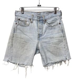 LEVI'S | Wedgie Fit 100% Cotton Cutoff Denim Jean Shorts Jorts Bermuda Sz 25